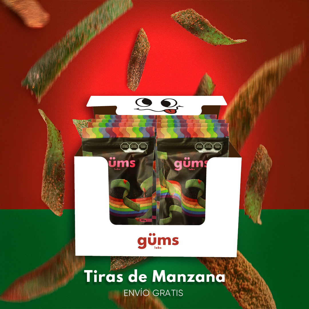 Caja Tiras de Manzana Enchiladas